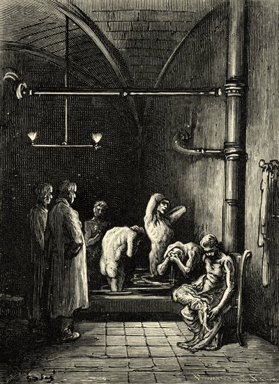 The Rag Merchants Home, Coulston Street, Whitechapel by Gustave Dore